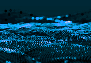 image of data on a black background