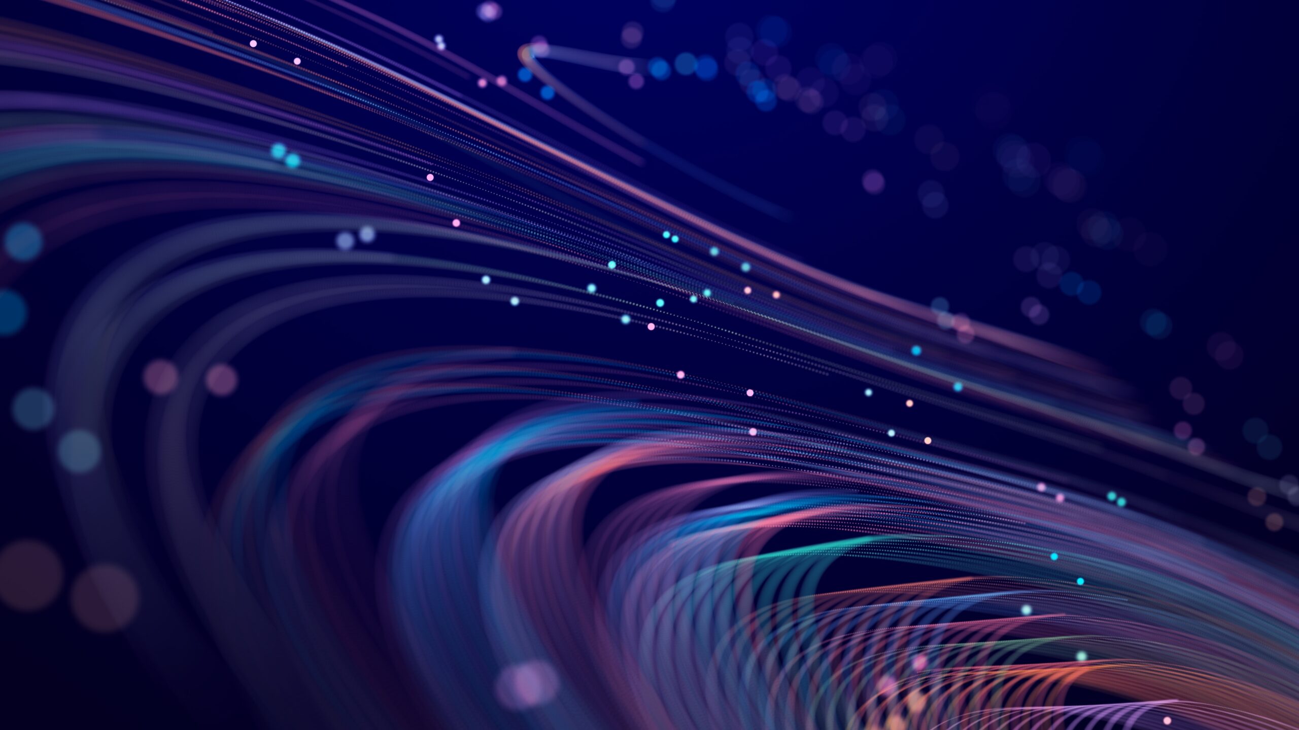Abstract,Digital,Background,Of,Moving,Particles.,Information,Space,Flow